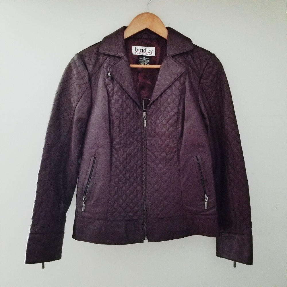 NEW Bradley Bayou Quilted Leather Jacket - XS - Picture 2 of 4